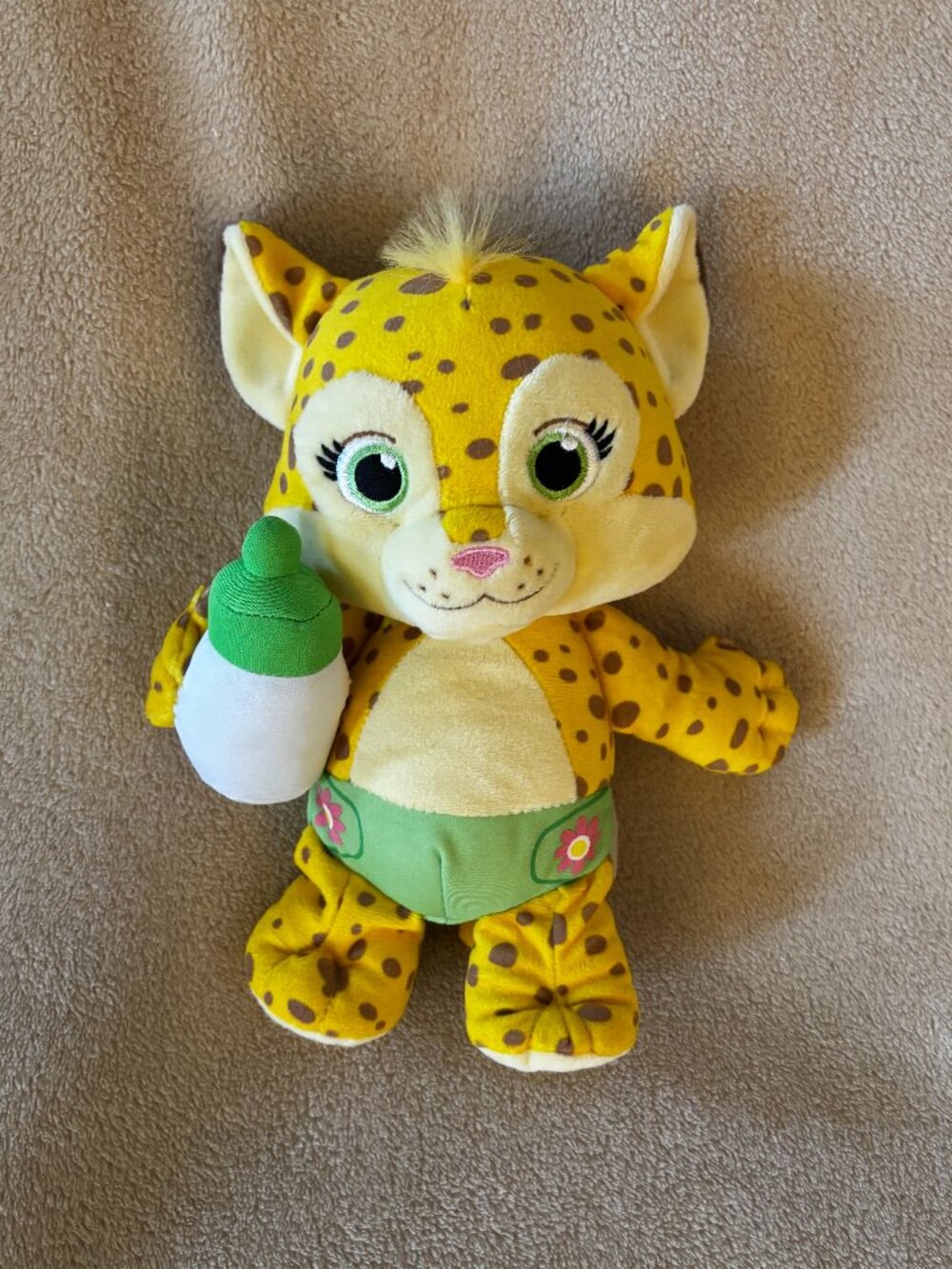 JIM HENSON'S WORD PARTY SNAP TOYS FRANNY 10" Cheetah Plush for Ages 18+ Months